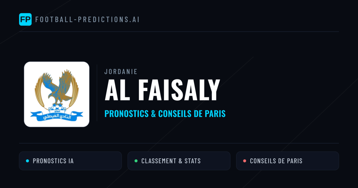 Al Faisaly Pronostics & Statistiques