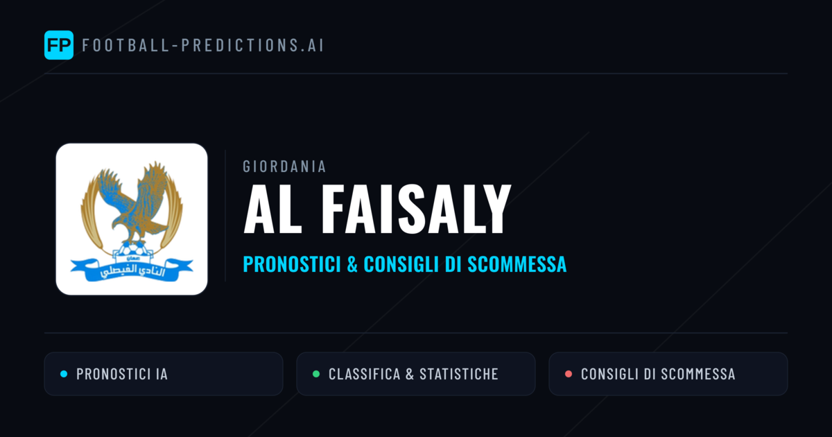 Pronostici e Statistiche Al Faisaly