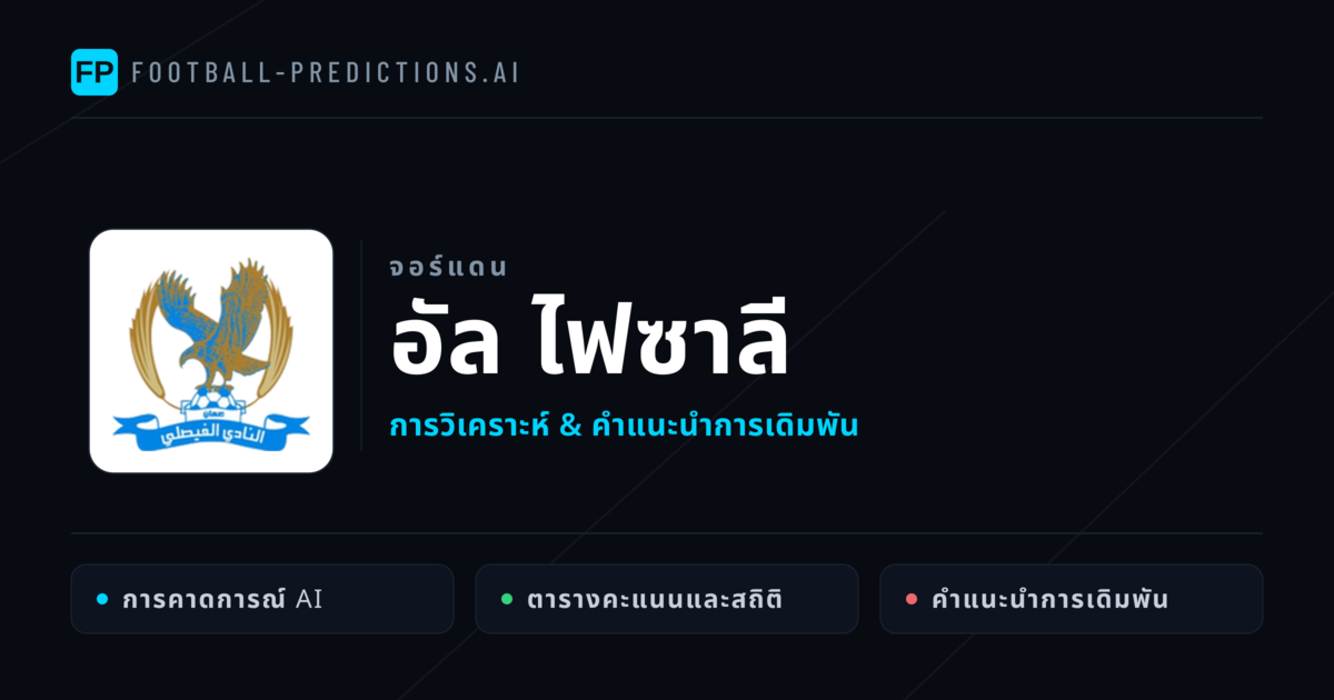 อัล ไฟซาลี การวิเคราะห์และสถิติ