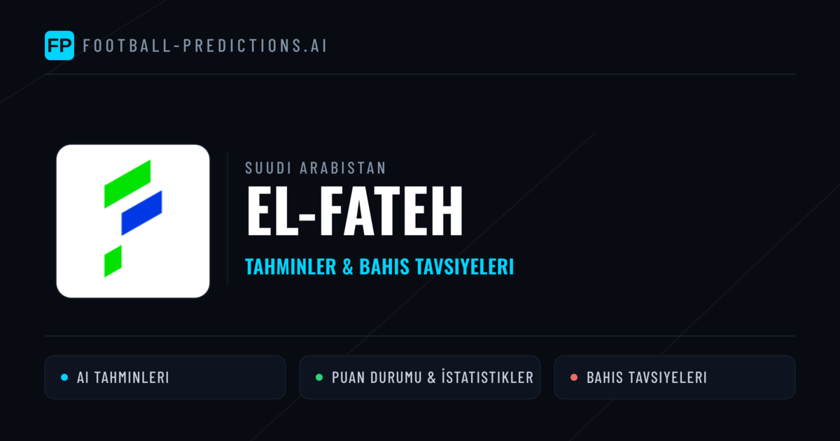 El-Fateh Tahminleri & İstatistikler