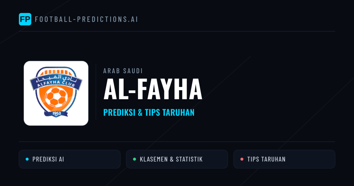 Al-Fayha Prediksi & Statistik Piala Dunia