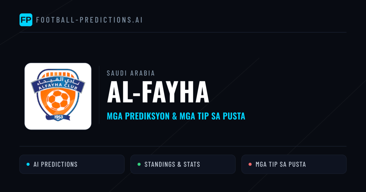 Al-Fayha Predictions & Stats