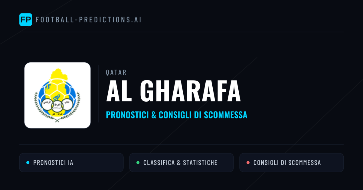 Pronostici e Statistiche Al Gharafa