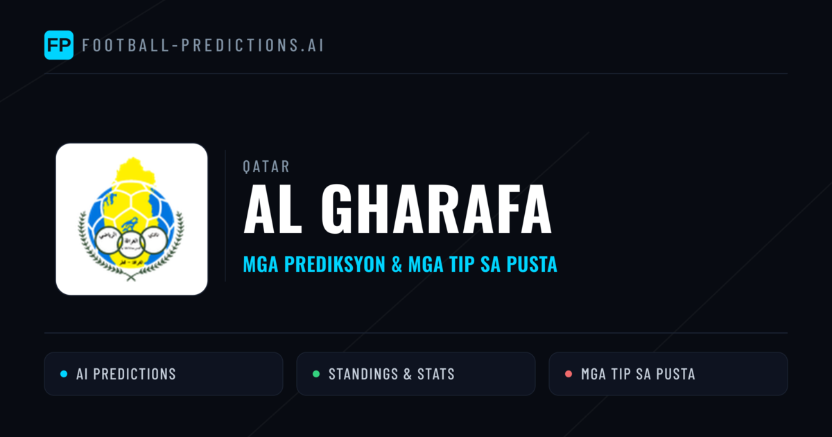 Al Gharafa Predictions & Stats