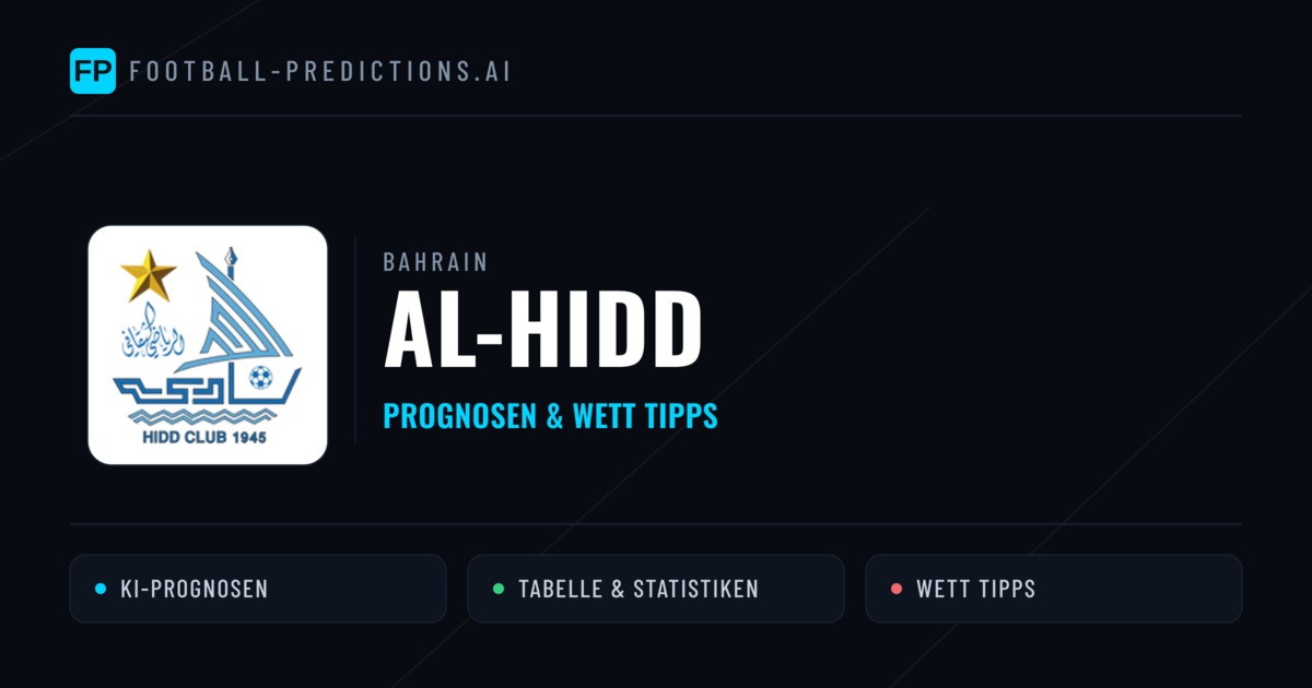 Al-Hidd Prognosen & Statistiken