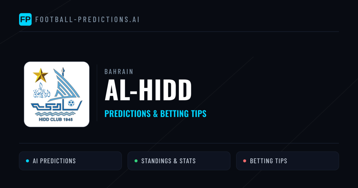 Al-Hidd Predictions & Stats
