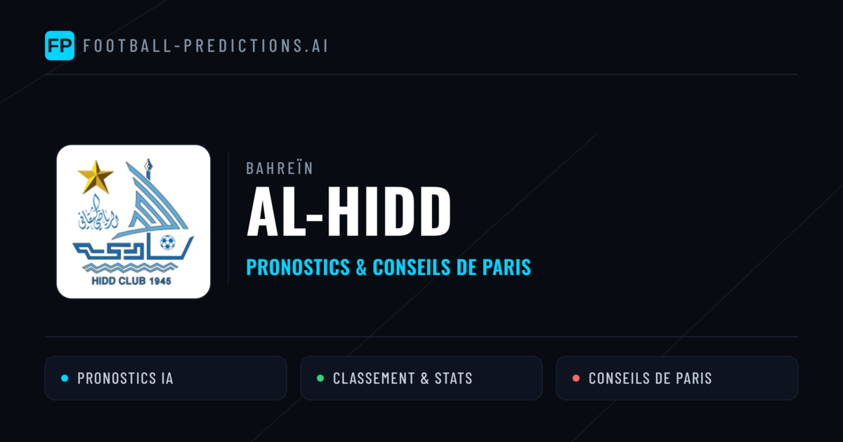 Al-Hidd Pronostics & Statistiques