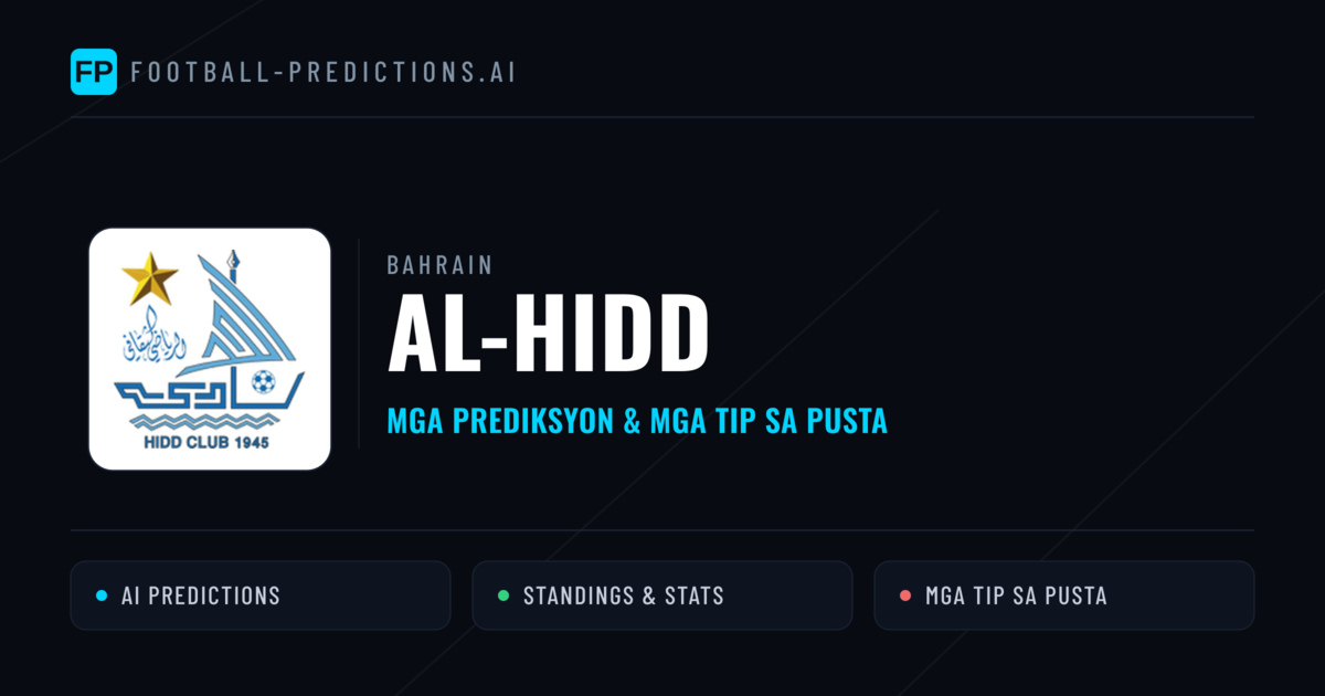 Al-Hidd Predictions & Stats
