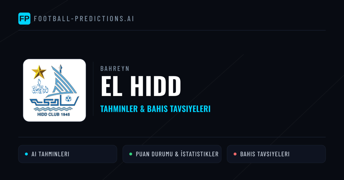 El Hidd Tahminleri & İstatistikler