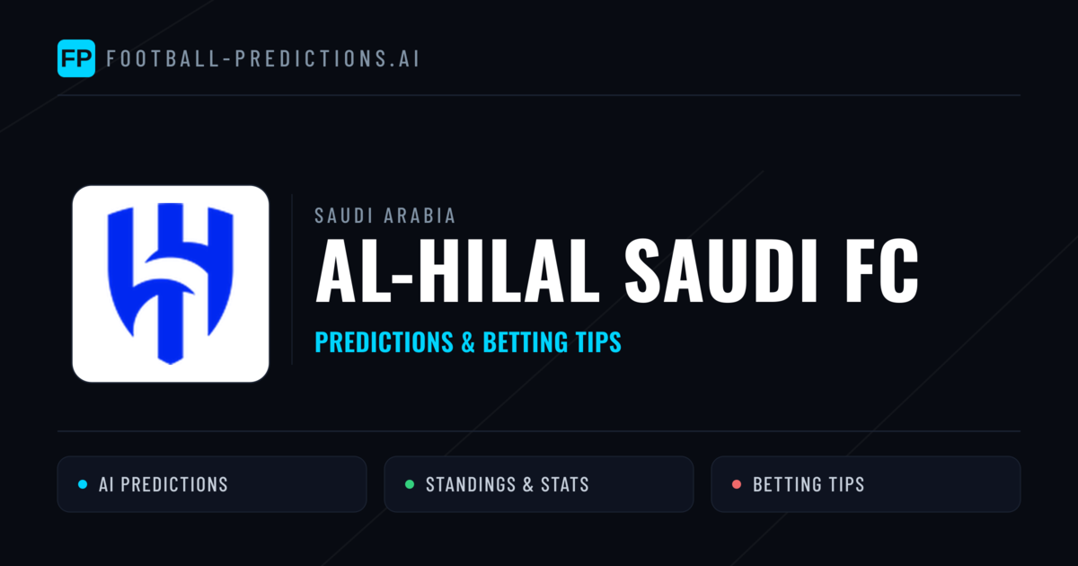 Al-Hilal Saudi FC Predictions & Stats