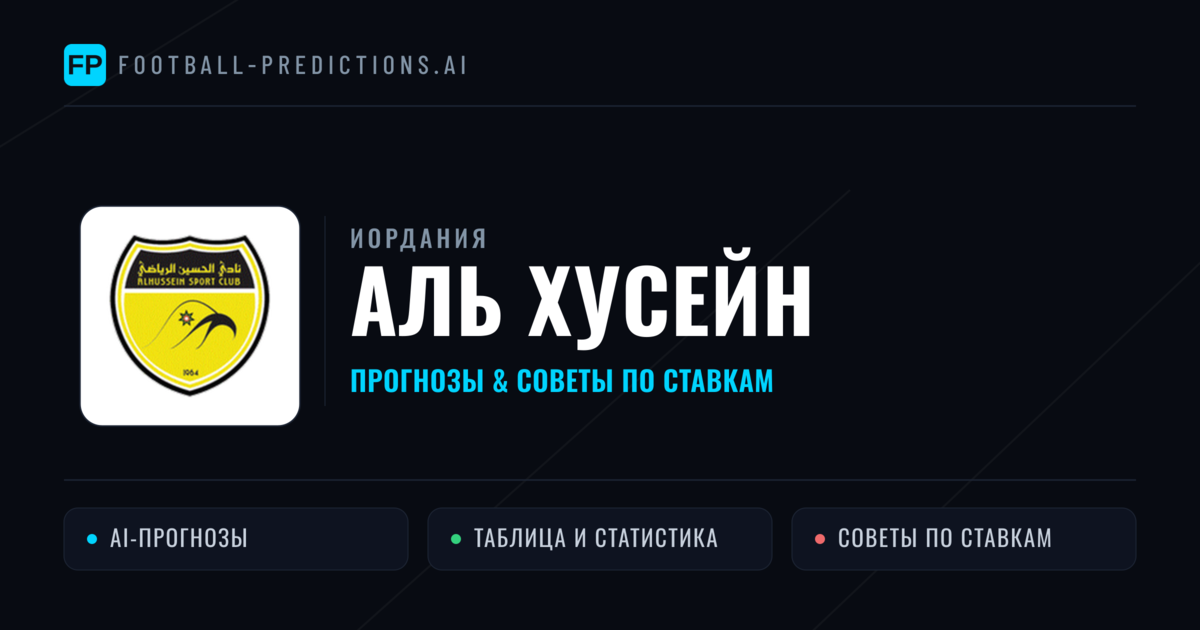 Аль Хусейн прогнозы и статистика