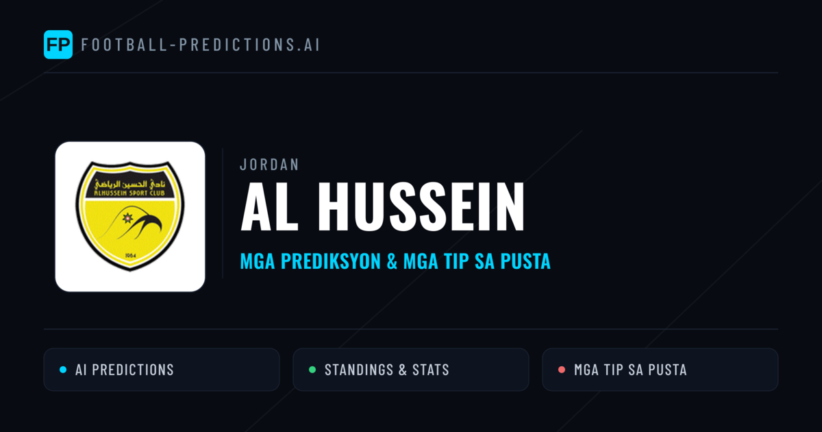 Al Hussein Predictions & Stats