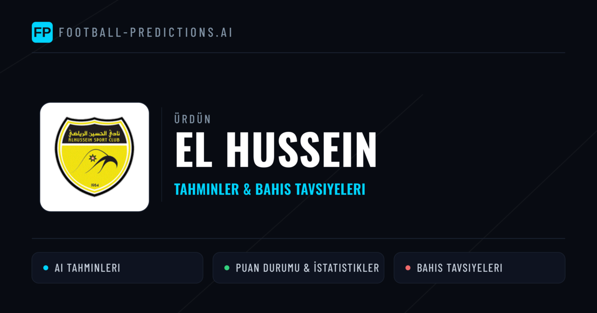 El Hussein Tahminleri & İstatistikler