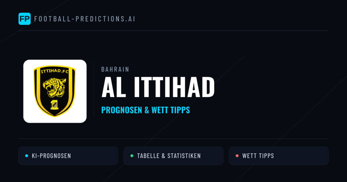 Al Ittihad Prognosen & Statistiken