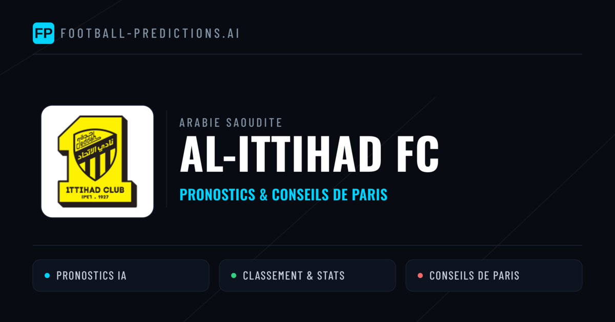 Al-Ittihad FC Pronostics & Statistiques