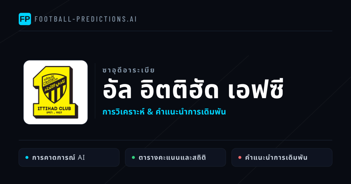 อัล อิตติฮัด เอฟซี การวิเคราะห์และสถิติ