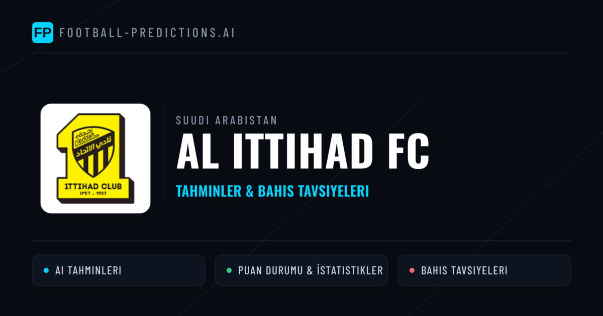 Al Ittihad FC Tahminleri & İstatistikler
