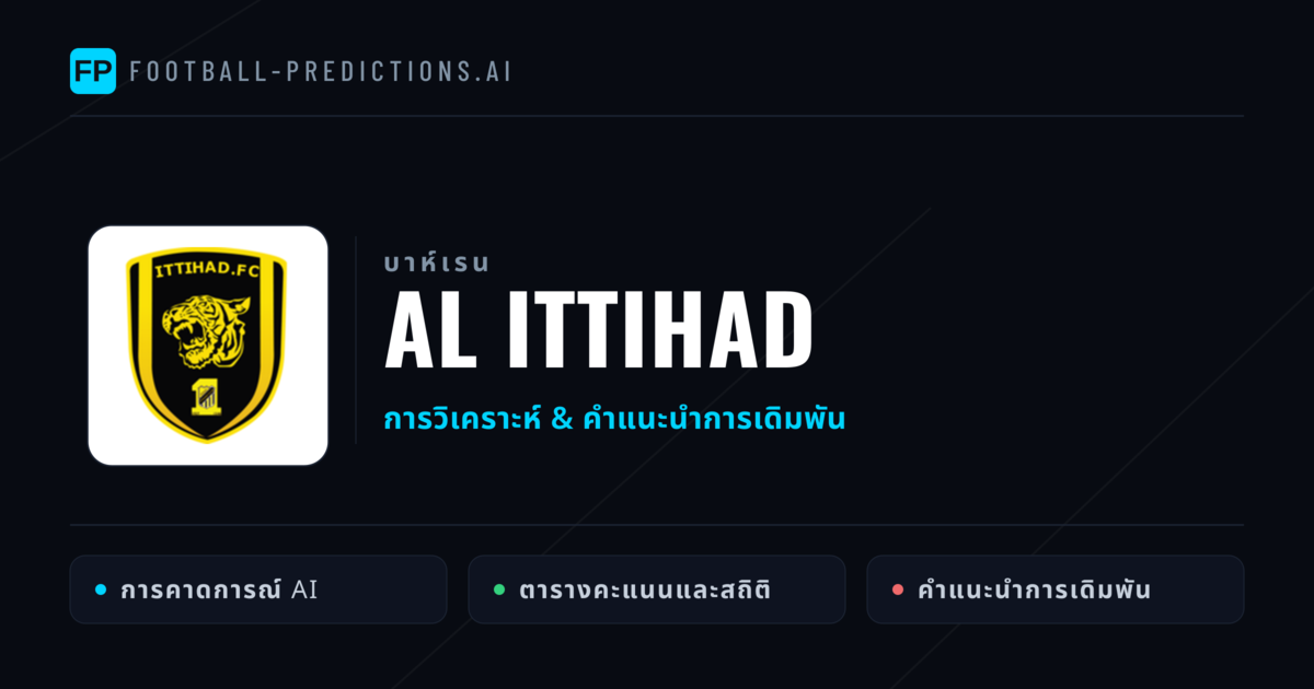 Al Ittihad การวิเคราะห์และสถิติ