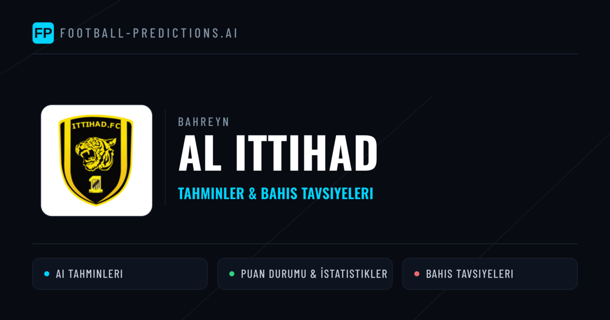 Al Ittihad Tahminleri & İstatistikler