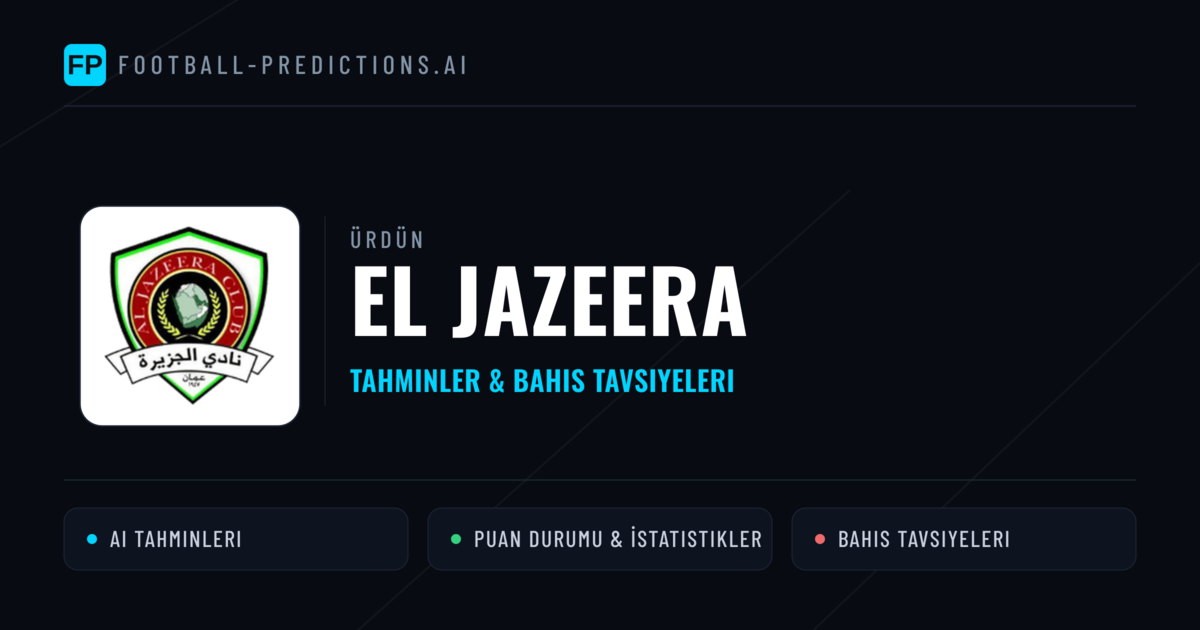 El Jazeera Tahminleri & İstatistikler