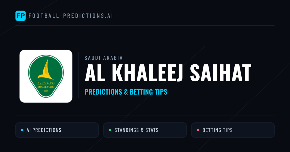 Al Khaleej Saihat Predictions & Stats