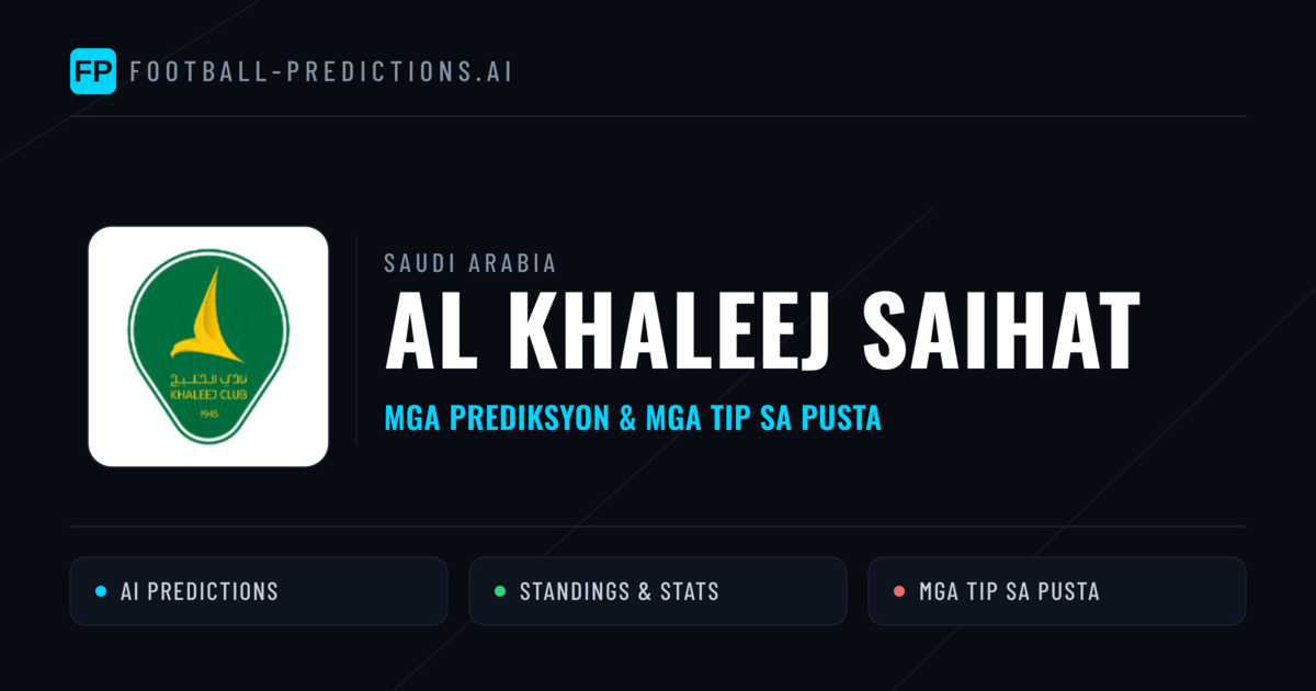 Al Khaleej Saihat Predictions & Stats