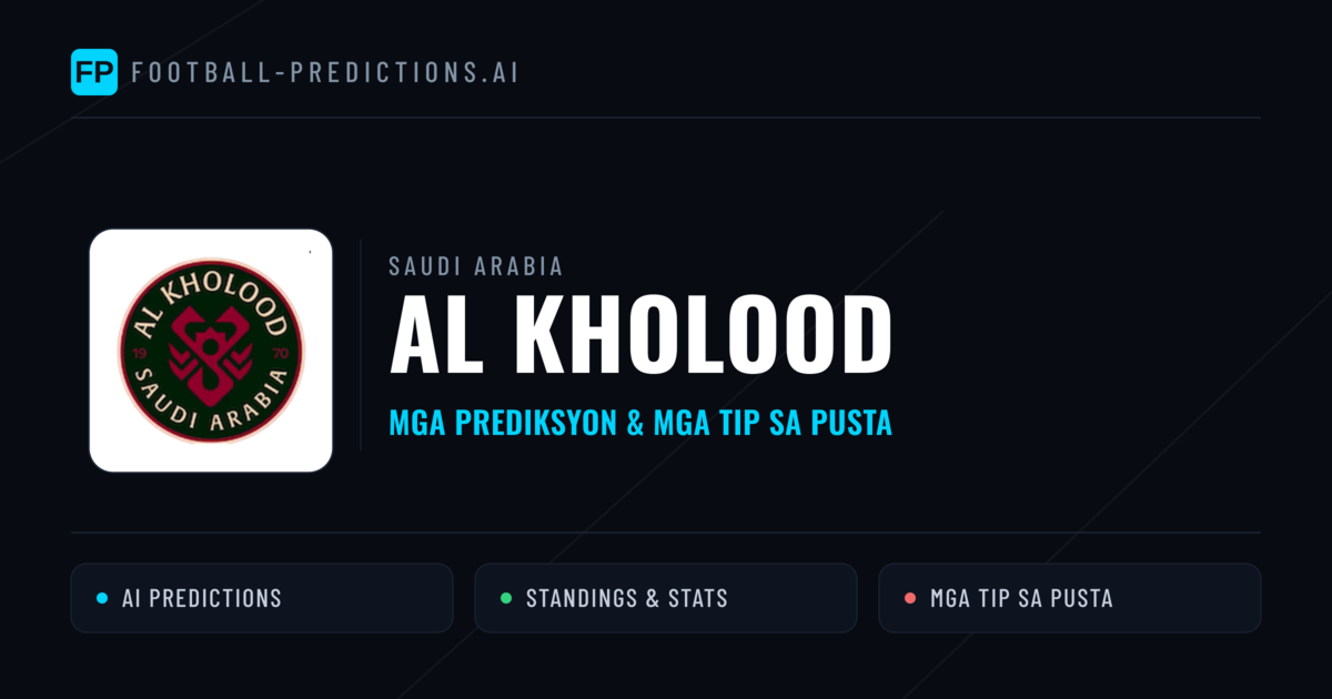Al Kholood Predictions & Stats