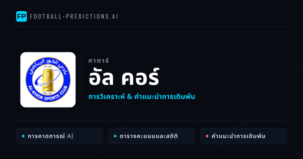 อัล คอร์ การวิเคราะห์และสถิติ