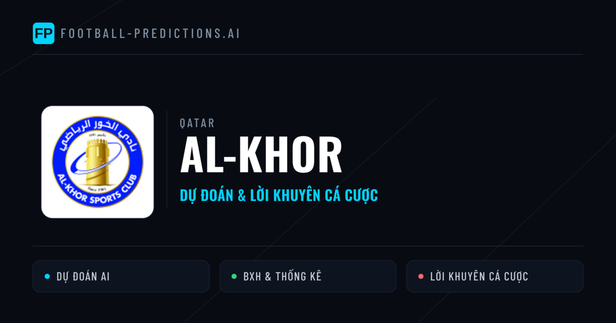 Al-Khor Dự đoán & Thống kê