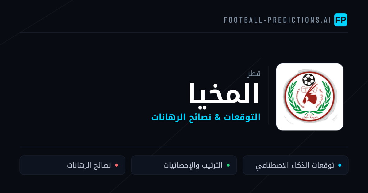 المخيا توقعات واحصائيات