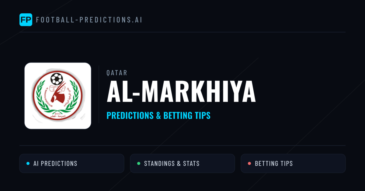 Al-Markhiya Predictions & Stats