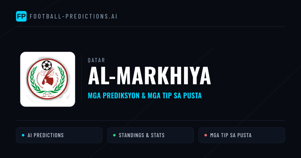 Al-Markhiya Predictions & Stats