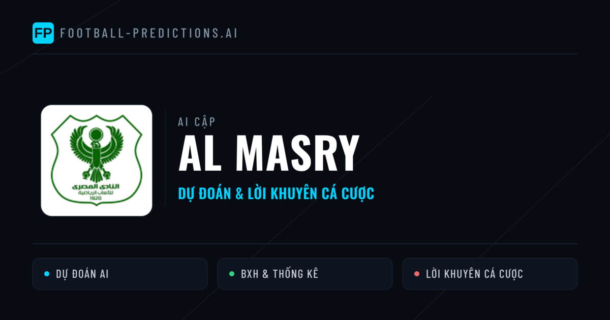 AL Masry Dự đoán & Thống kê