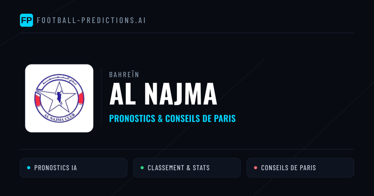 Al Najma Pronostics & Statistiques
