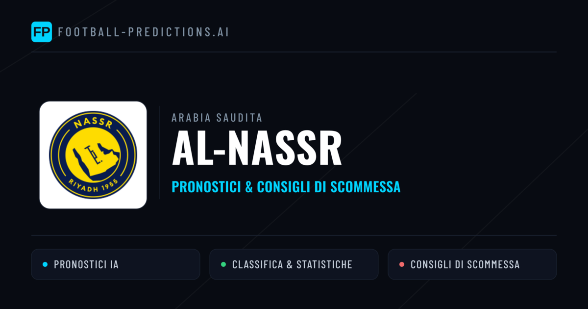 Pronostici e Statistiche Al-Nassr