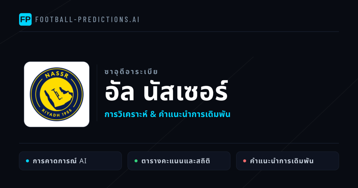 อัล นัสเซอร์ การวิเคราะห์และสถิติ