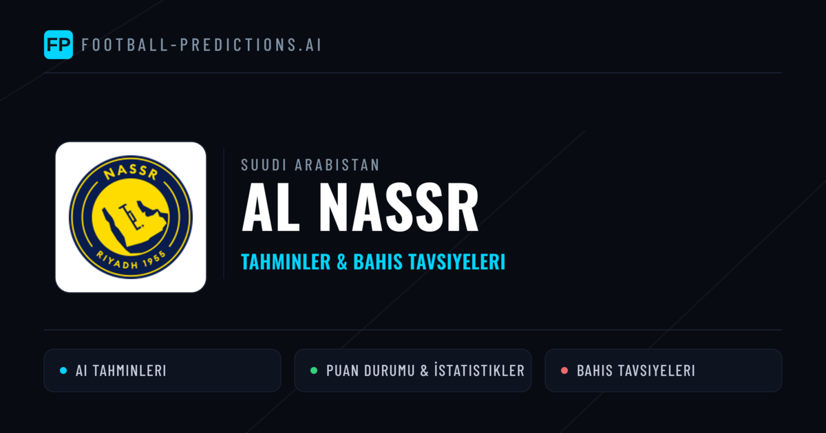 Al Nassr Tahminleri & İstatistikler