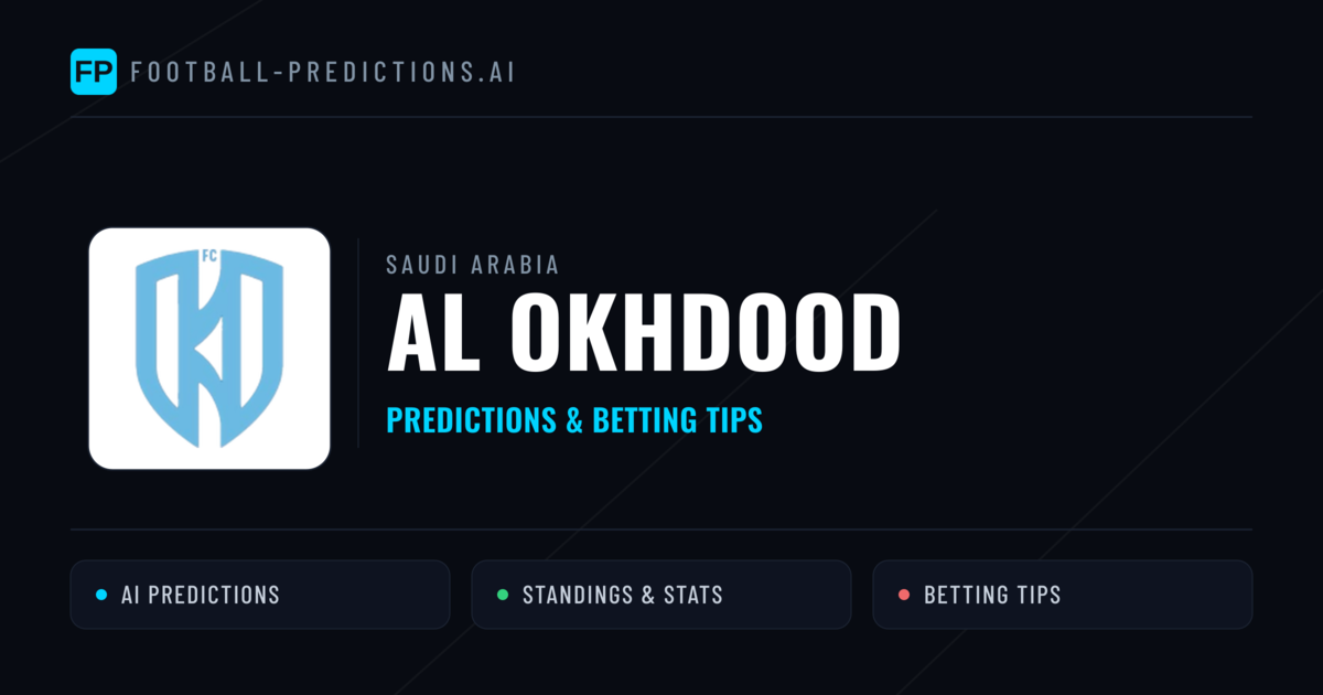 Al Okhdood Predictions & Stats
