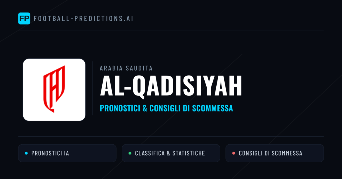 Pronostici e Statistiche Al-Qadisiyah