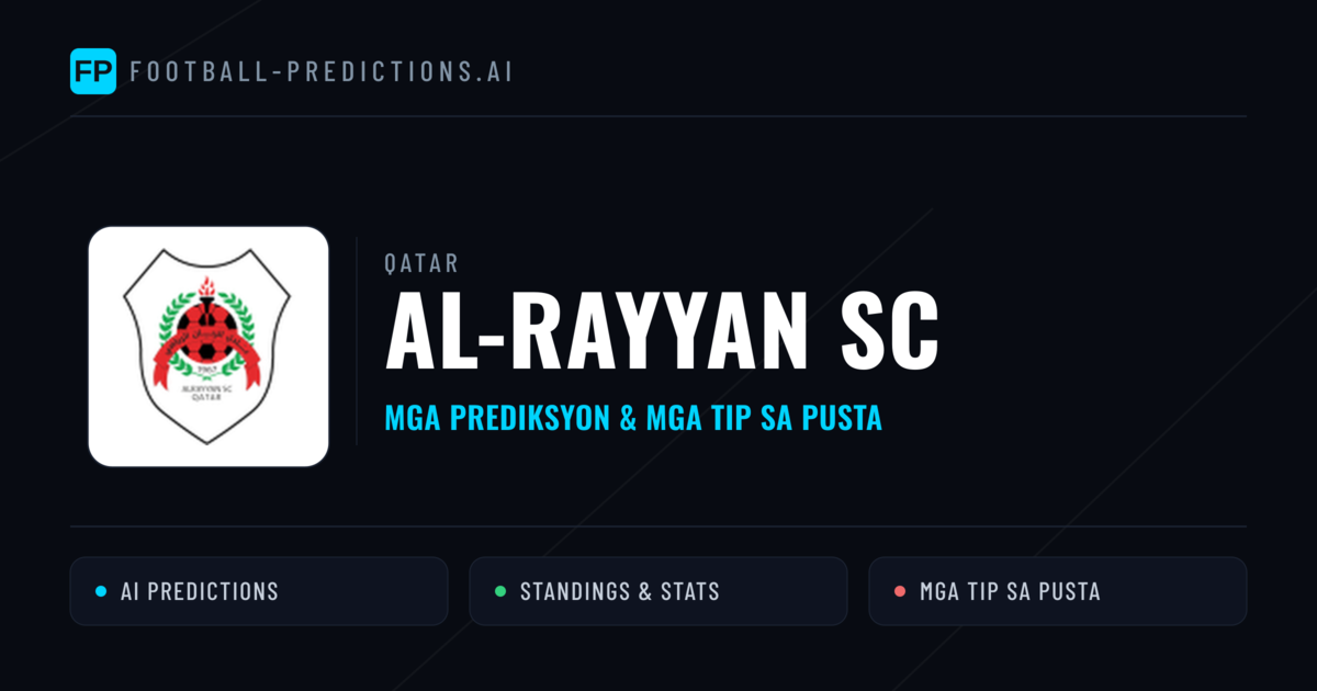 Al-Rayyan SC Predictions & Stats