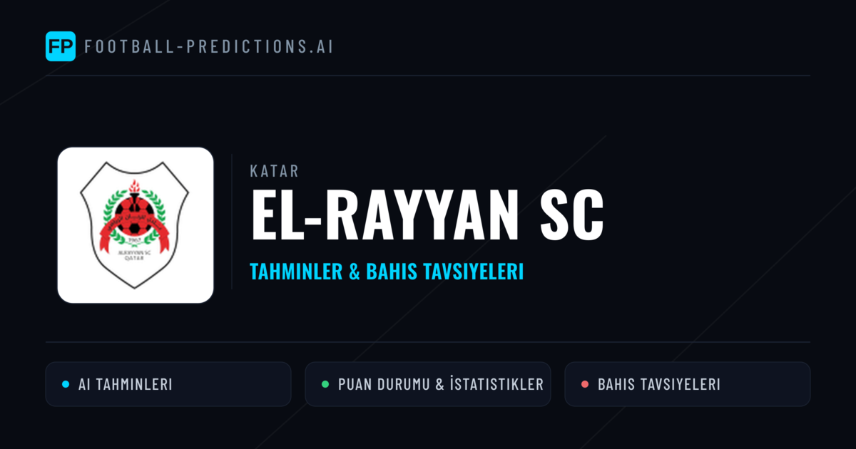 El-Rayyan SC Tahminleri & İstatistikler