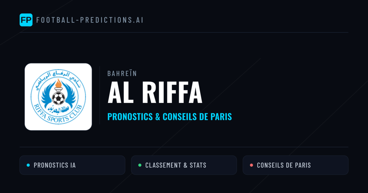 Al Riffa Pronostics & Statistiques
