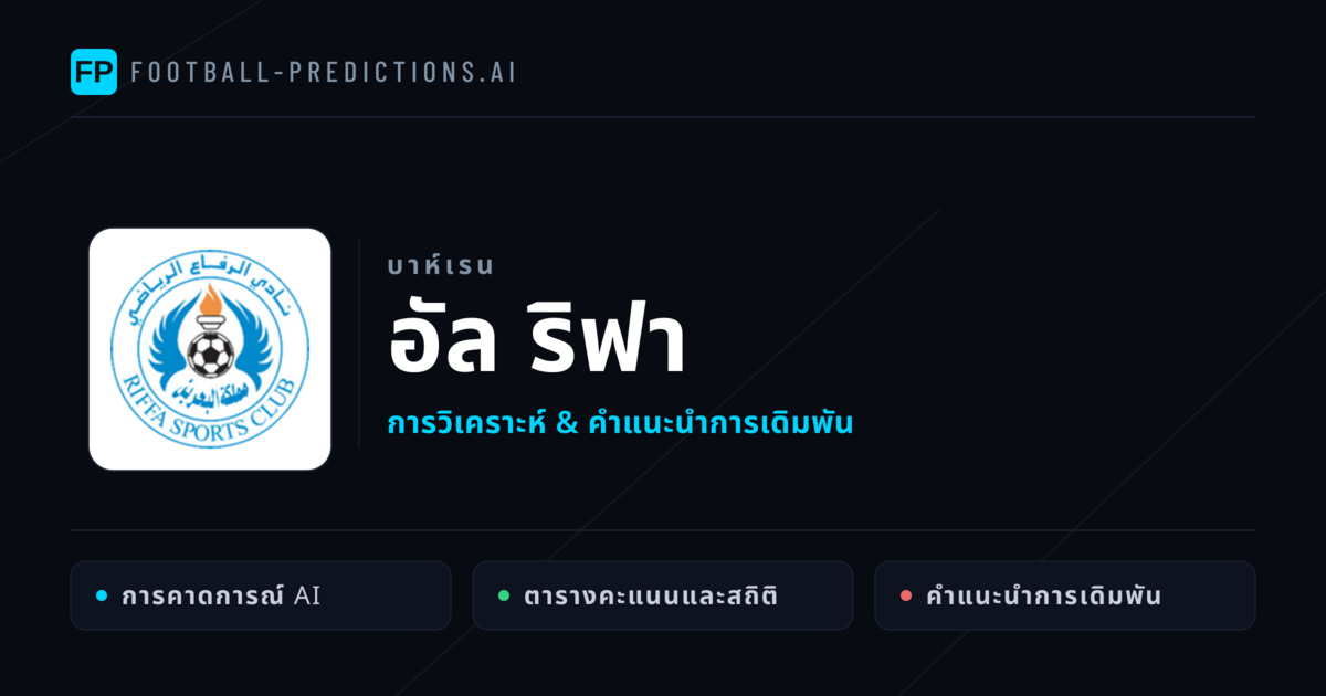 อัล ริฟา การวิเคราะห์และสถิติ