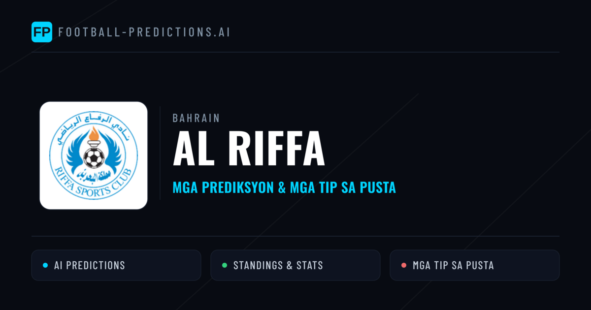 Al Riffa Predictions & Stats