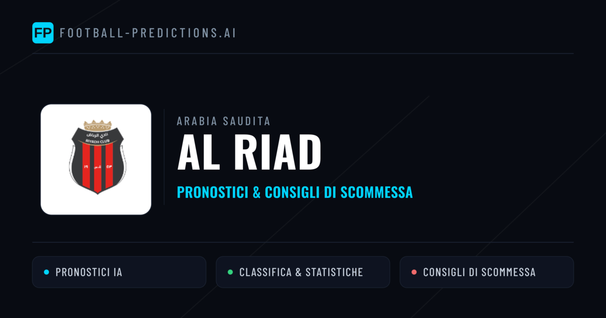 Pronostici e Statistiche Al Riad