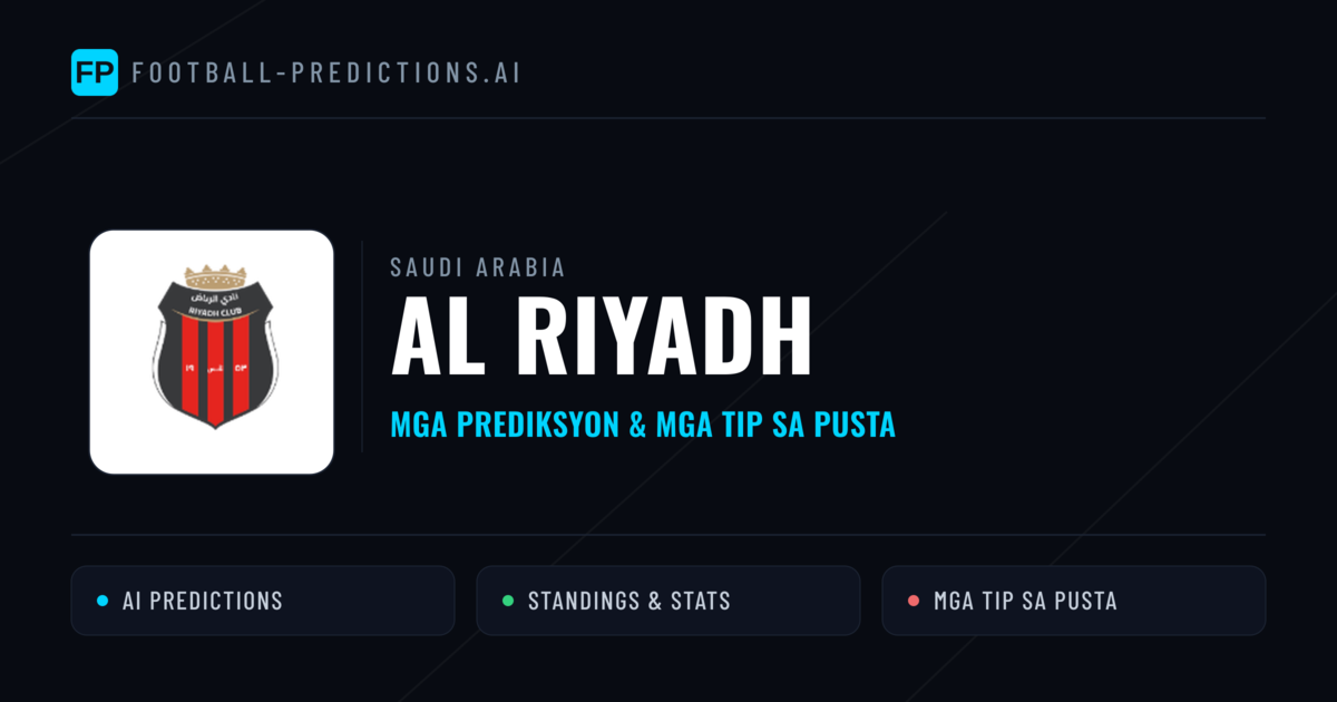Al Riyadh Predictions & Stats