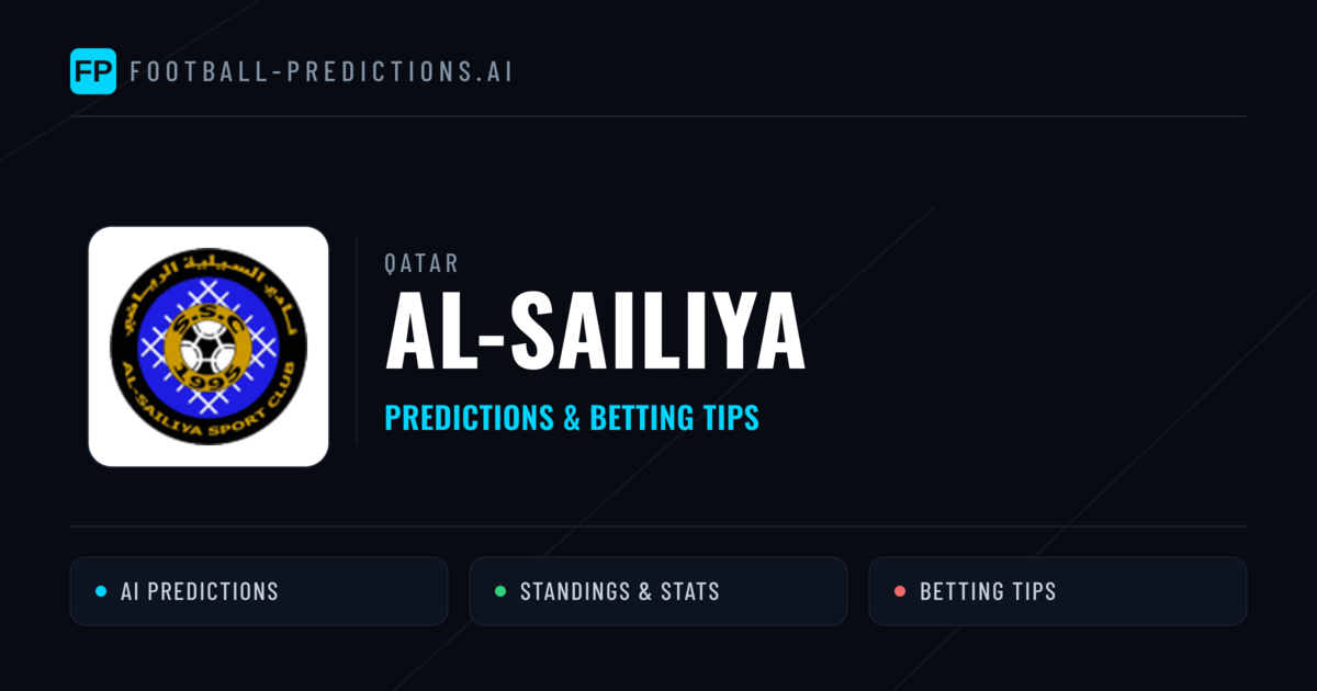 Al-Sailiya Predictions & Stats