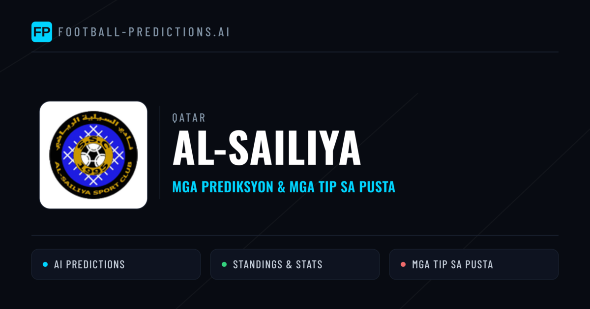 Al-Sailiya Predictions & Stats