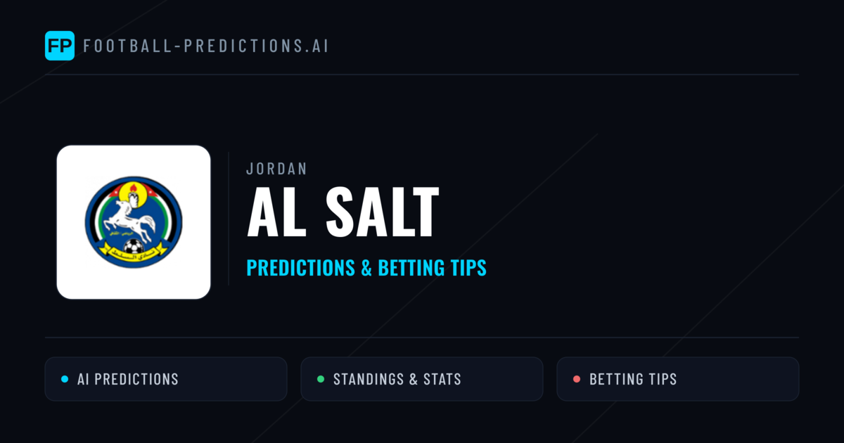 Al Salt Predictions & Stats