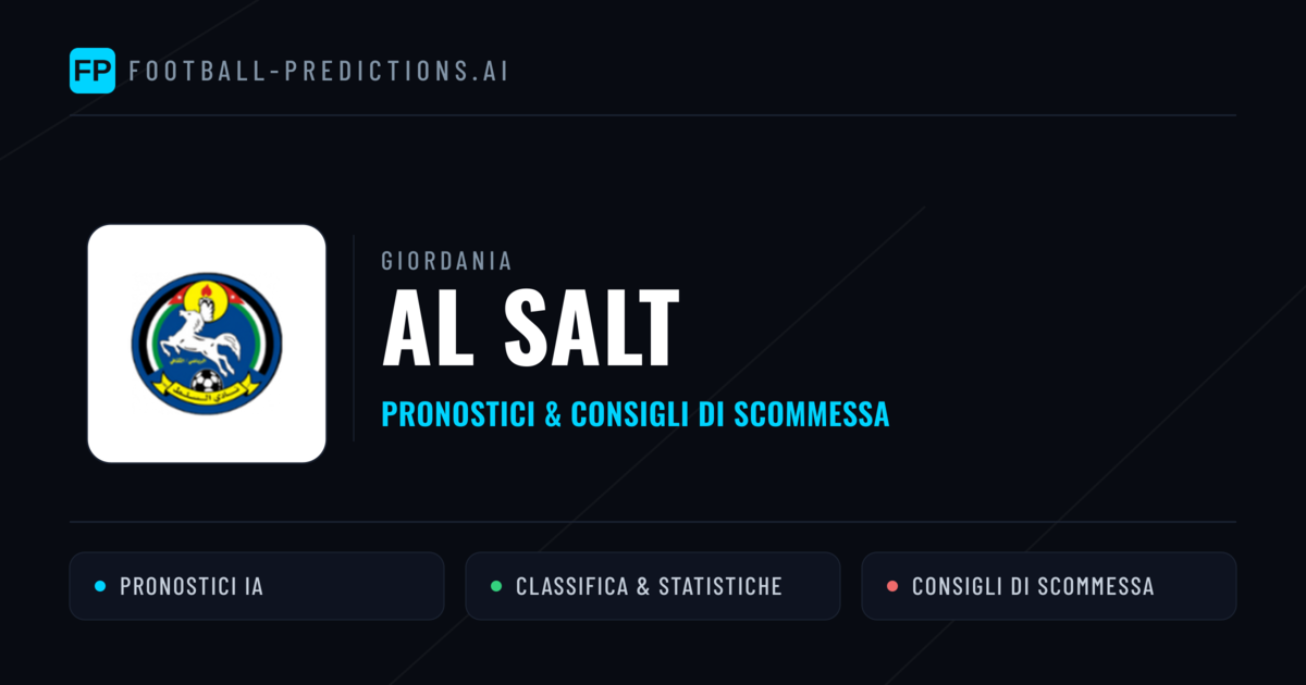 Pronostici e Statistiche Al Salt